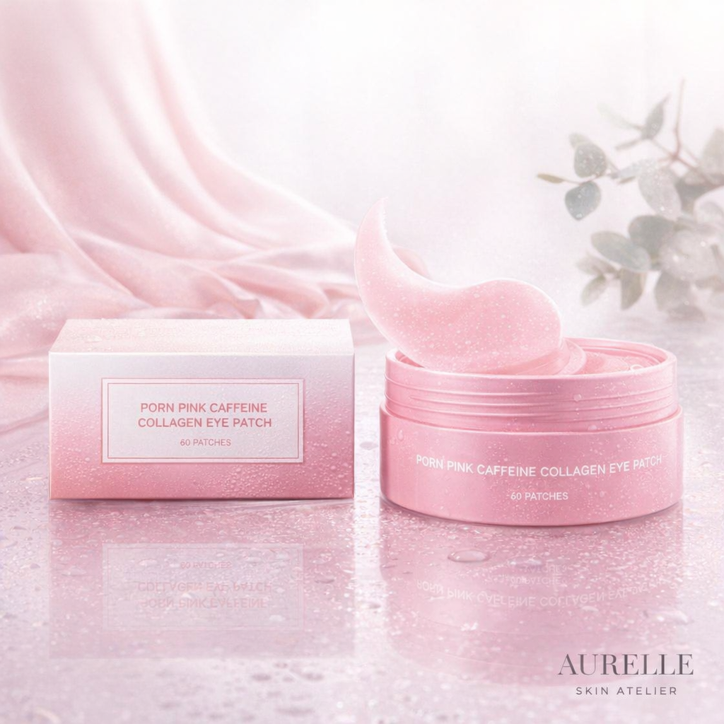 Aurelle under-eye collagen care in a fresh spa setting